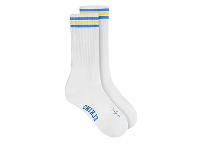 Pre-owned Travis Scott Men's  Elkins Hs Socks In White