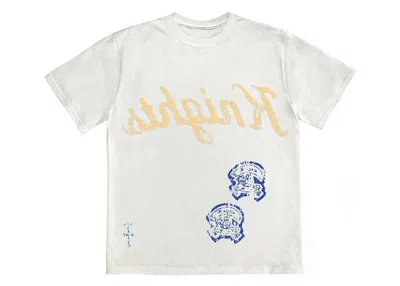 Pre-owned Travis Scott Men's  Elkins Hs T-shirt In White