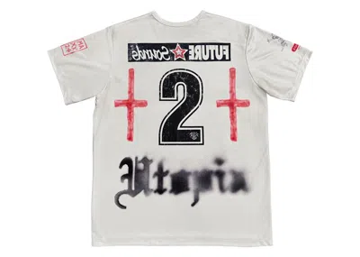 Pre-owned Travis Scott Men's  England Soccer Jersey In White