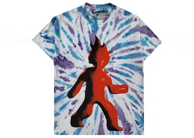 Pre-owned Travis Scott Men's  Flame T-shirt In Tie Dye