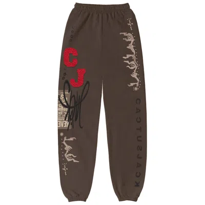 Pre-owned Travis Scott Men's  Flare Sweatpants In Brown
