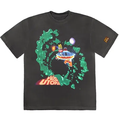 Pre-owned Travis Scott Men's  Flythru T-shirt In Washed Black
