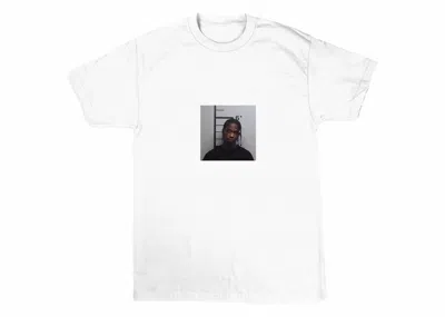 Pre-owned Travis Scott Men's  Free The Rage T-shirt In White