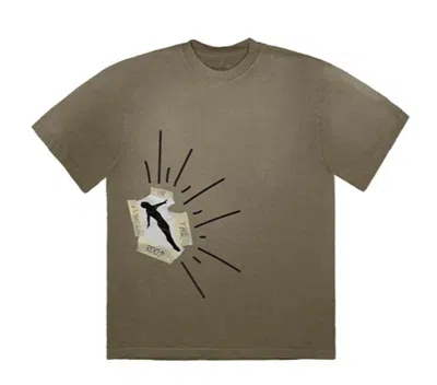Pre-owned Travis Scott Men's  Highest In The Room Dive T Shirt In Olive