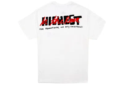 Pre-owned Travis Scott Men's  Hot 100% Off T-shirt In White
