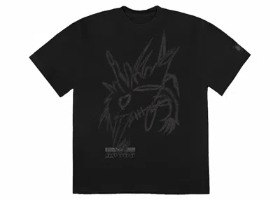 Pre-owned Travis Scott Men's  In The Dark Tee Shirt In Black