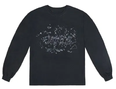 Pre-owned Travis Scott Men's  Jack Boys Shatter Long Sleeve T-shirt In Black