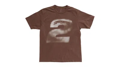 Pre-owned Travis Scott Men's  Jackboys 2 A2 T-shirt In Brown