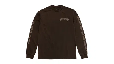 Pre-owned Travis Scott Men's  Jackboys 2 A3 Long Sleeve T-shirt In Brown