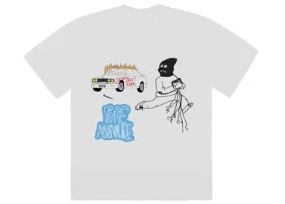 Pre-owned Travis Scott Men's  Jackboys Mask On T-shirt In White