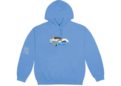 Pre-owned Travis Scott Men's  Jackboys Vehicle Hoodie In Blue