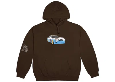 Pre-owned Travis Scott Men's  Jackboys Vehicle Hoodie In Brown