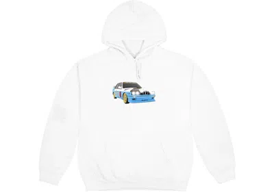 Pre-owned Travis Scott Men's  Jackboys Vehicle Hoodie In White