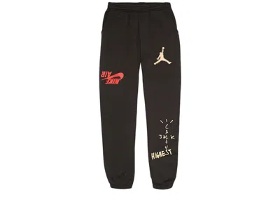 Pre-owned Travis Scott Men's  Jordan Cactus Jack Highest Sweatpant In Brown