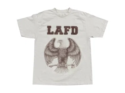 Pre-owned Travis Scott Men's  Lafd Tee Shirt In White