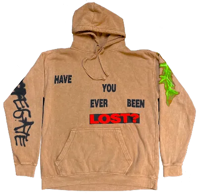 Pre-owned Travis Scott Men's  Live At The Gate Hoodie In Brown