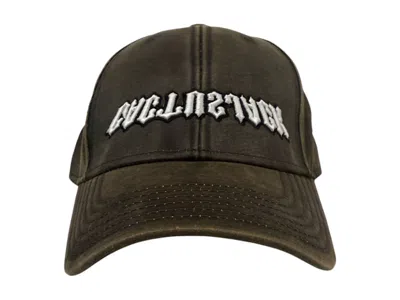 Pre-owned Travis Scott Men's  Metal Wax Hat In Black