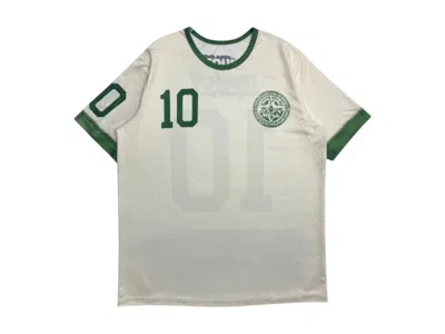 Pre-owned Travis Scott Men's  Metlife Soccer Jersey In White/green