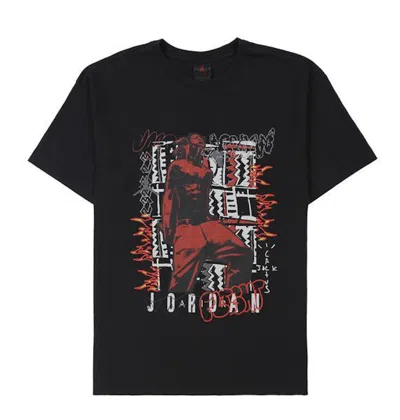 Pre-owned Travis Scott Men's  Mj 2 Tee Shirt In Black