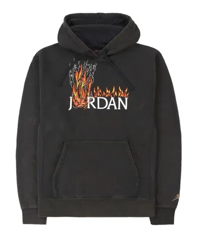 Pre-owned Travis Scott Men's  Mj Fleece Hoodie In Black
