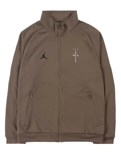Pre-owned Travis Scott Men's  Mj Track Jacket In Palomino