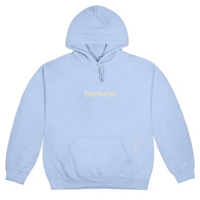 Pre-owned Travis Scott Men's  Motherboard I Hoodie In Light Blue