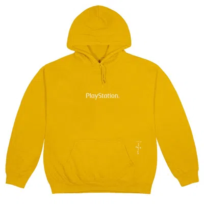 Pre-owned Travis Scott Men's  Motherboard Iv Hoodie In Yellow