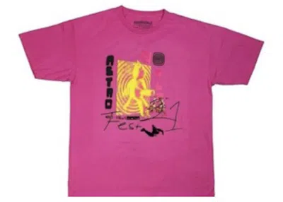 Pre-owned Travis Scott Men's  Other Side T-shirt In Pink