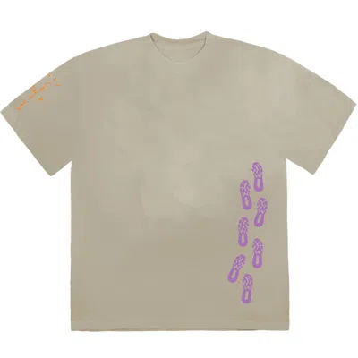 Pre-owned Travis Scott Men's  Path T-shirt In Natural