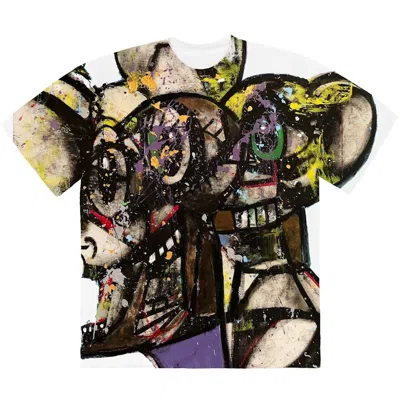 Pre-owned Travis Scott Men's  Portrait Of Travis T-shirt In Black