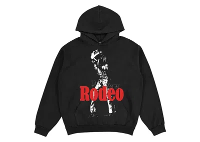 Pre-owned Travis Scott Men's  Rodeo Hoodie In Black