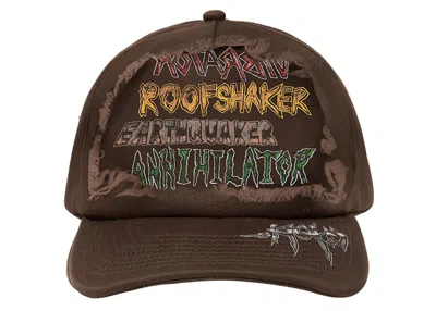 Pre-owned Travis Scott Men's  Roofshaker Hat In Brown