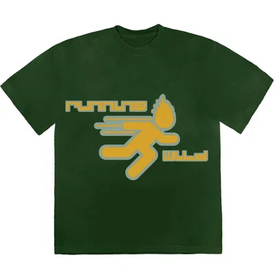 Pre-owned Travis Scott Men's  Running Wild T-shirt In Forest Green