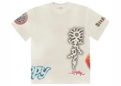 Pre-owned Travis Scott Men's  Siren Tee Shirt In White