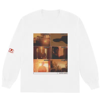 Pre-owned Travis Scott Men's  Something's Coming I Long Sleeve T-shirt In White