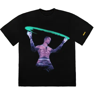 Pre-owned Travis Scott Men's  Stargazing T-shirt In Black