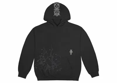 Pre-owned Travis Scott Men's  Studded Pullover Hoodie In Black