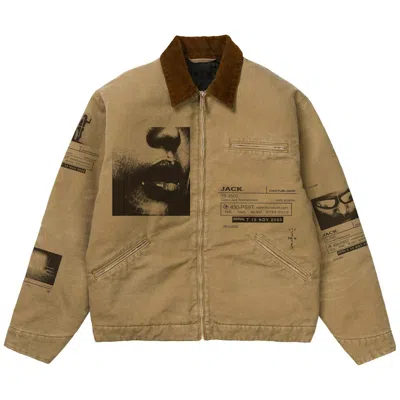 Pre-owned Travis Scott Men's  System Work Jacket In Tan