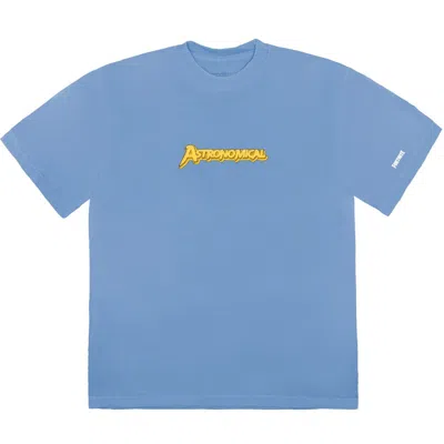 Pre-owned Travis Scott Men's  The Scotts Astro Goosebumps T-shirt In Blue
