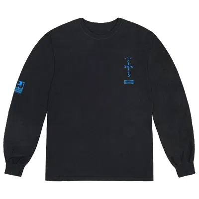 Pre-owned Travis Scott Men's  The Scotts Cj Portal Long Sleeve Tee Shirt In Black