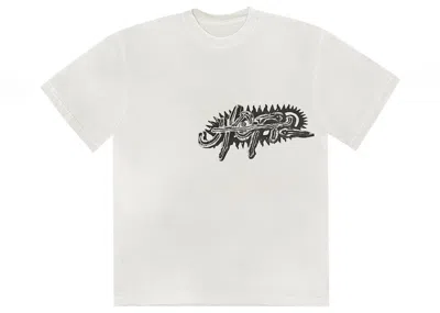 Pre-owned Travis Scott Men's  Utopia B4 Tee Shirt In White