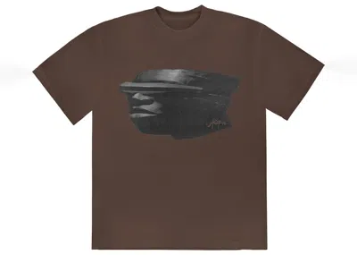 Pre-owned Travis Scott Men's  Utopia C2 Tee Shirt In Brown