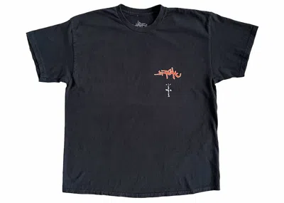 Pre-owned Travis Scott Men's  Utopia Circus Maximus Tee Shirt In Black
