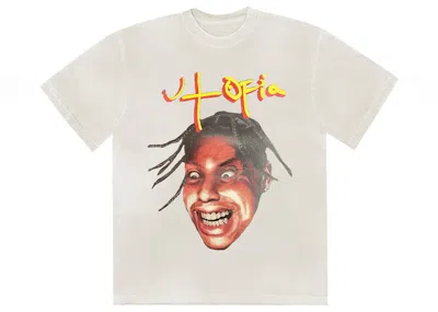 Pre-owned Travis Scott Men's  Utopia Iii Tee Shirt In White