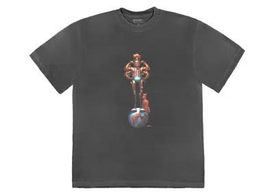 Pre-owned Travis Scott Men's  Utopia Is In Miami Circus Maximus Tee Shirt In Black