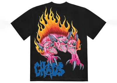 Pre-owned Travis Scott Men's  Utopia X St Michael 1b Tee Shirt In Black