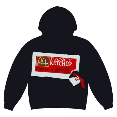 Pre-owned Travis Scott Men's  X Cpfm 4 Cj Ketchup Hoodie In Black