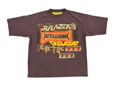 Pre-owned Travis Scott Men's  X Cpfm Bazaar Tee Shirt In Brown