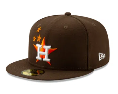 Pre-owned Travis Scott Men's  X Houston Astros 59fifty Fitted In Brown