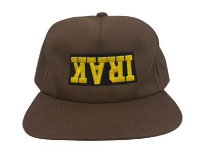 Pre-owned Travis Scott Men's  X Irak Logo Hat In Brown